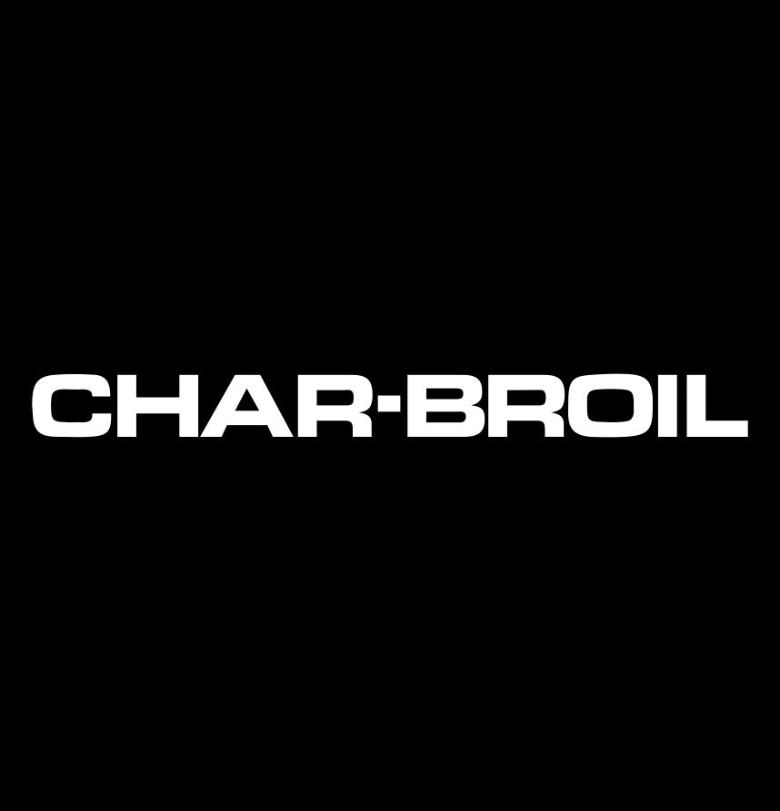 Char-Broil decal, barbecue decal smoker decals, car decal