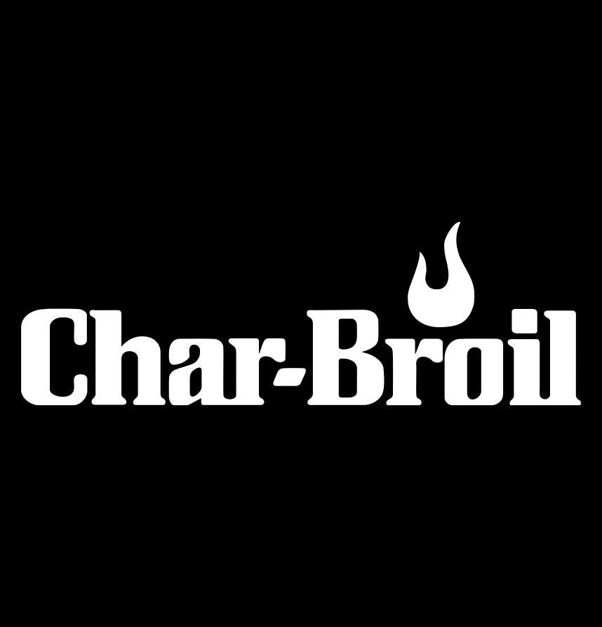 Char-Broil decal, barbecue decal smoker decals, car decal