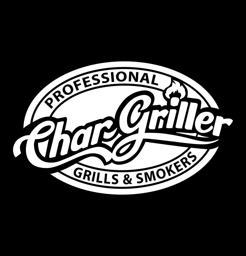 Char-Griller decal, barbecue decal smoker decals, car decal