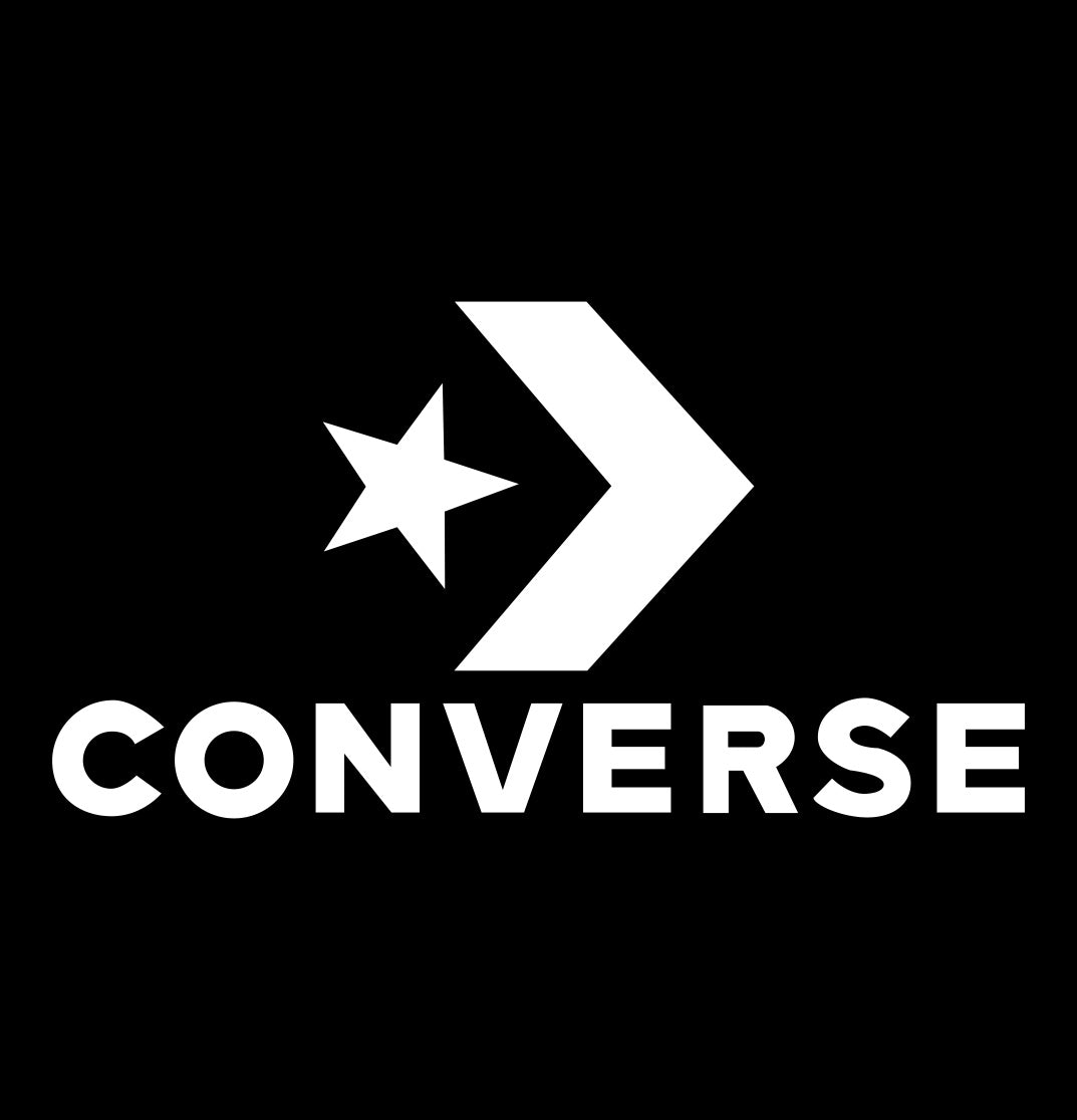 converse decal, car decal sticker