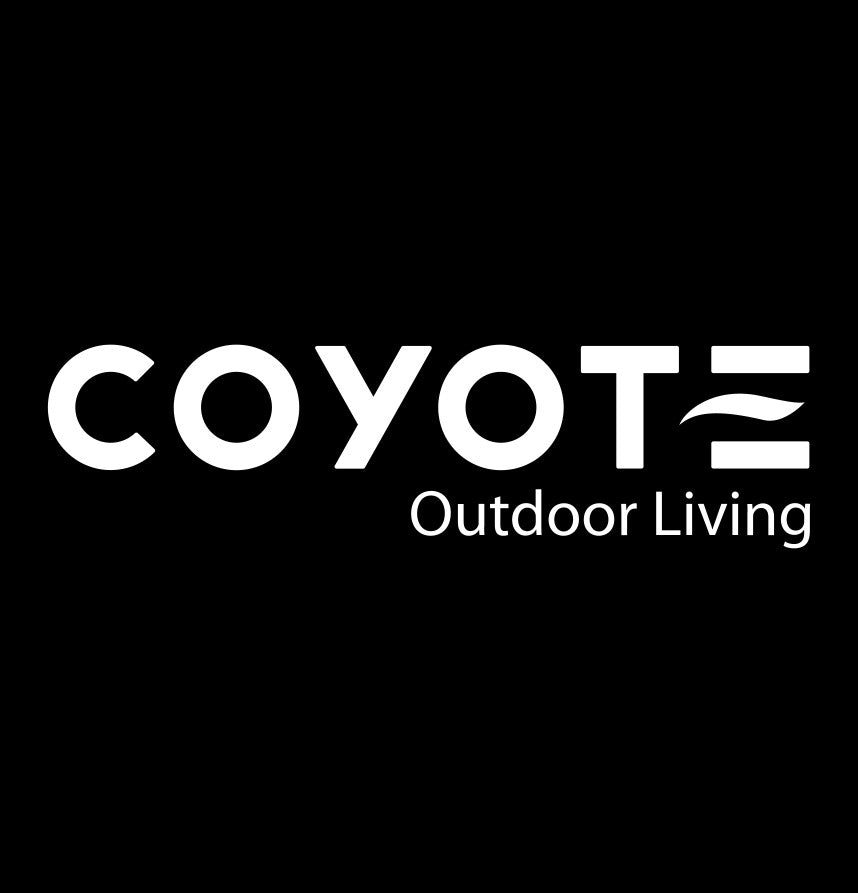 Coyote Outdoor decal, barbecue decal smoker decals, car decal