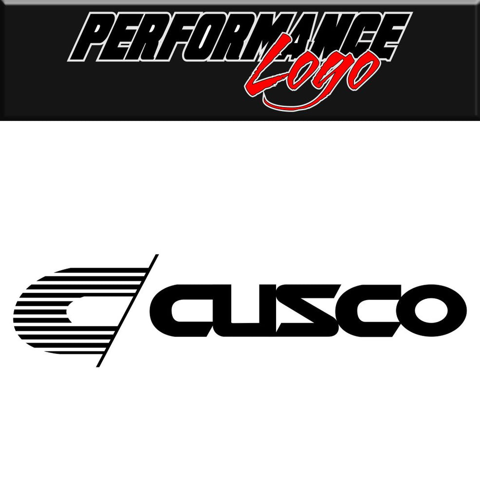 Cusco decal performance decal sticker