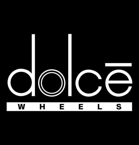 Dolce Wheels decal, performance car decal sticker