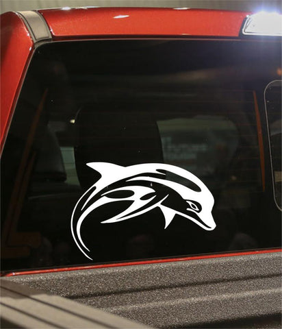 dolphin flaming animal decal - North 49 Decals