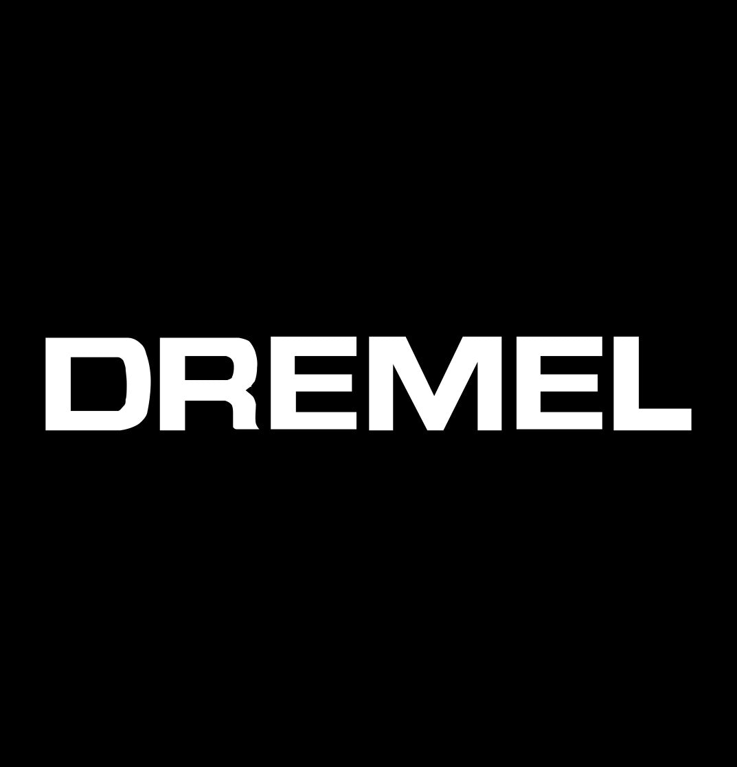 dremel decal, car decal sticker