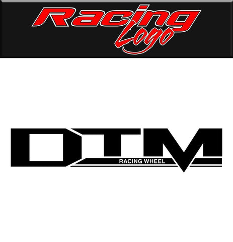 DTM Racing Wheel decal, racing sticker