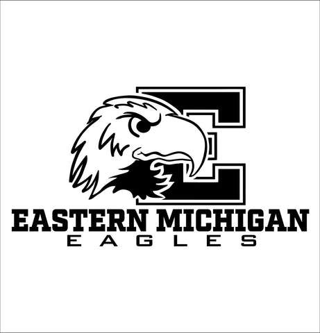 Eastern Michigan Eagles decal, car decal sticker, college football