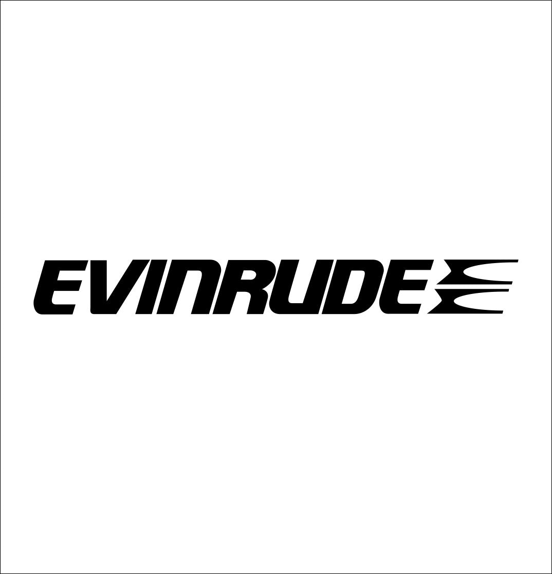 Evinrude decal, sticker, hunting fishing decal