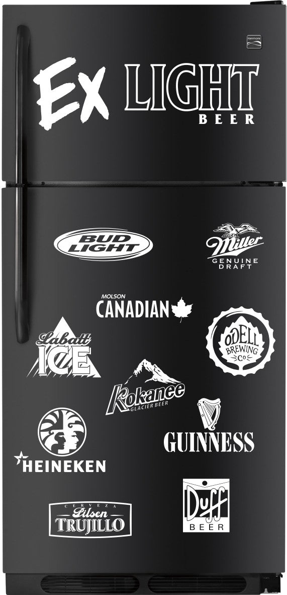 Ex Light decal, beer decal, car decal sticker