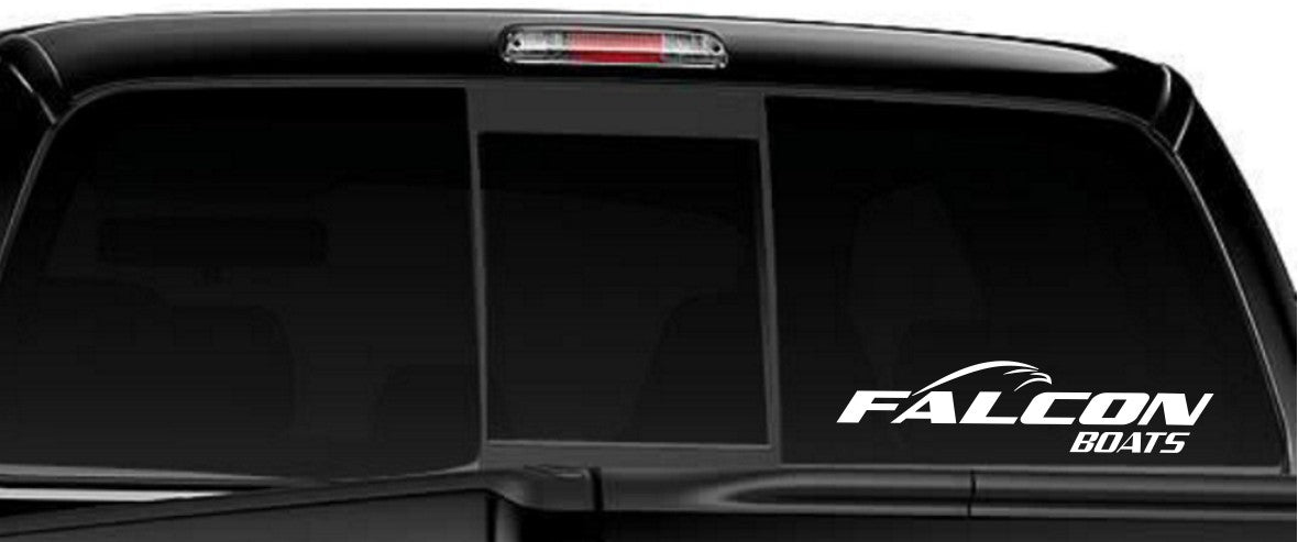 Falcon Boats decal, sticker, car decal