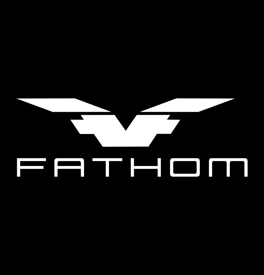 Fathom Wheels decal, performance car decal sticker