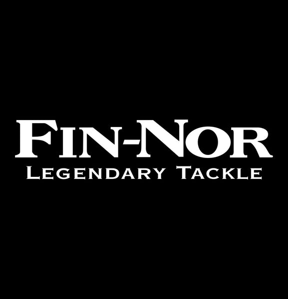 Fin-Nor decal, fishing hunting car decal sticker