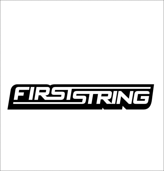 firststring bowstrings decal, car decal sticker