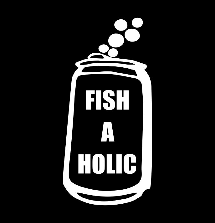 fishaholic fishing decal