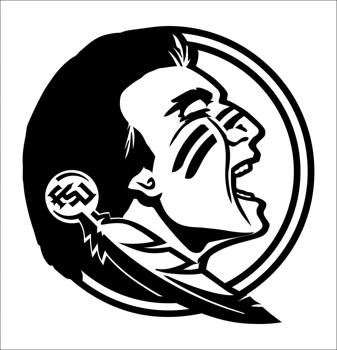 Florida State Seminoles decal, car decal sticker, college football