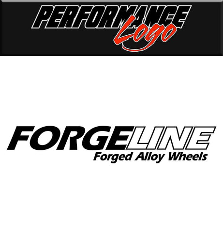 Forgeline Wheels decal, performance car decal sticker