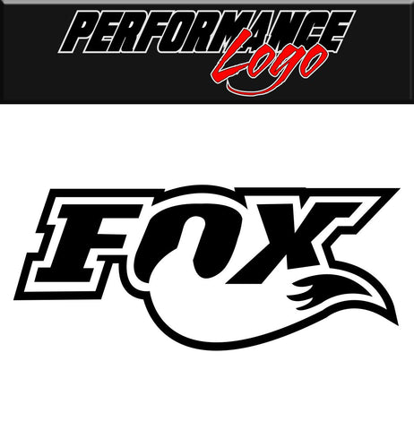 FOX decal performance decal sticker
