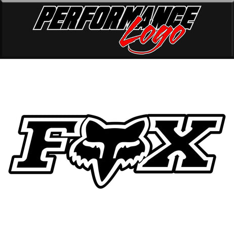 fox performance decal car racing decal sticker