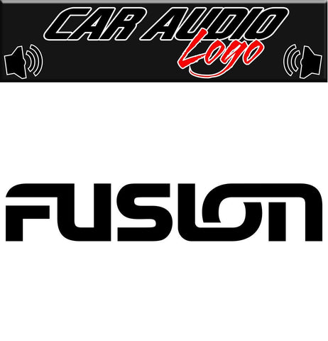 Fusion decal, sticker, audio decal