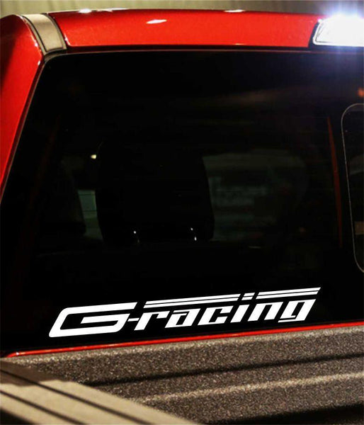 g-racing performance logo decal - North 49 Decals