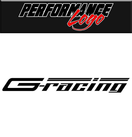 g-racing decal performance decal sticker - North 49 Decals
