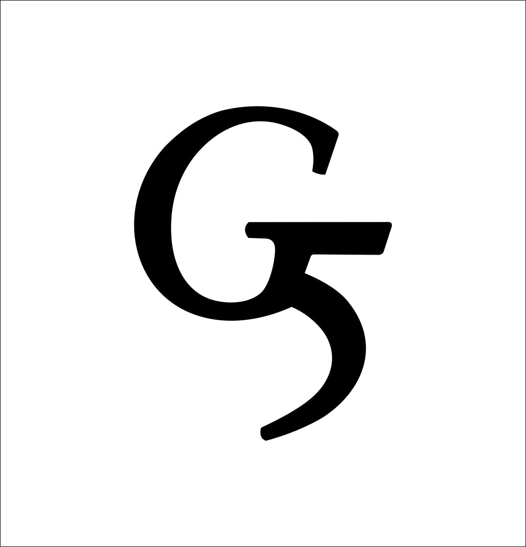 g5 outdoors decal, sticker, hunting fishing decal, car sticker