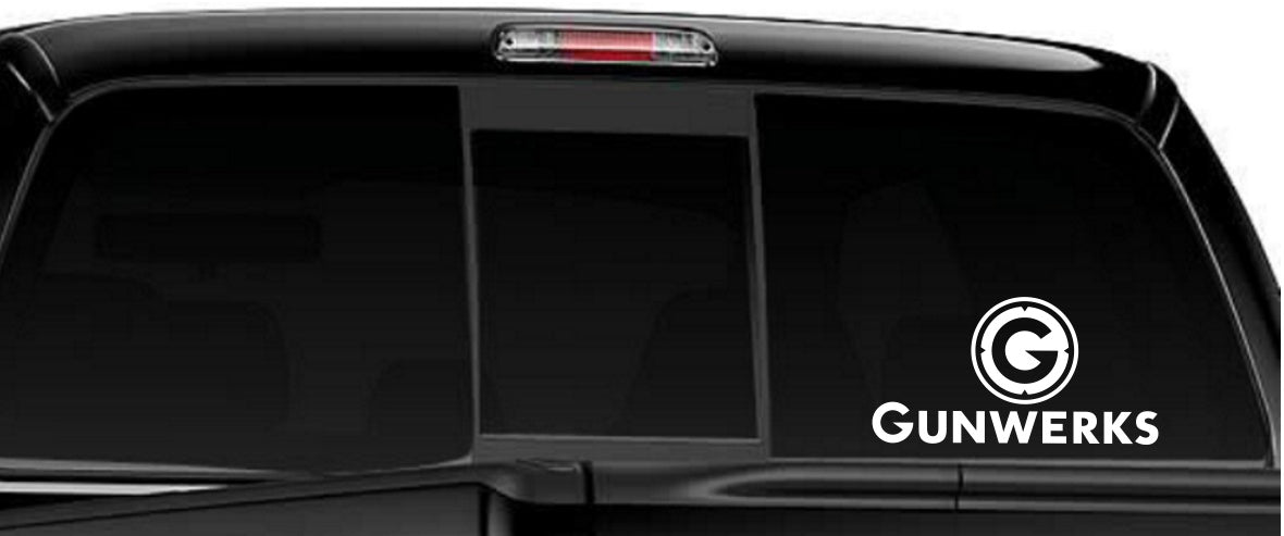 gunwerks decal, car decal sticker