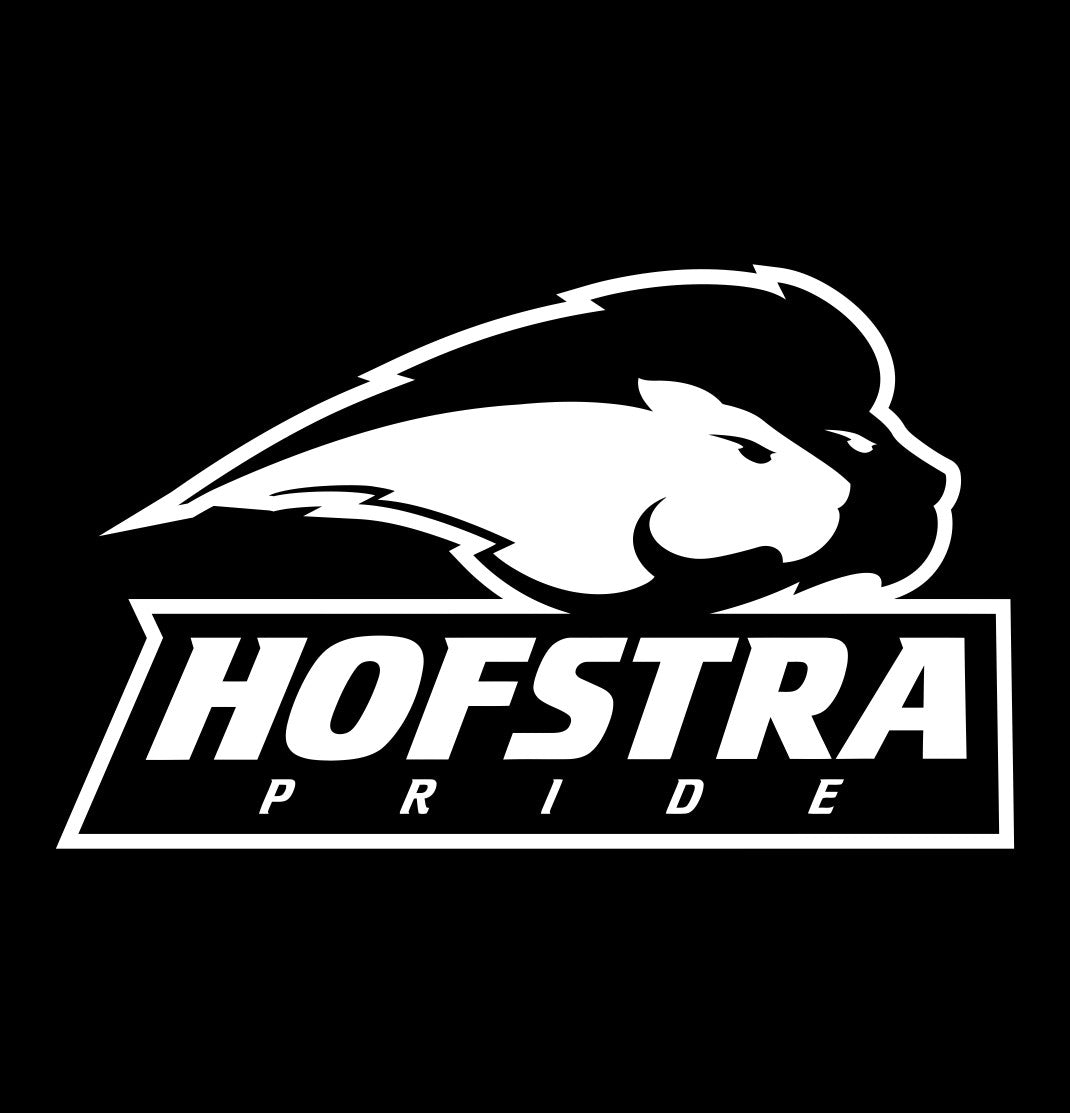 Hofstra Pride decal, car decal sticker, college football