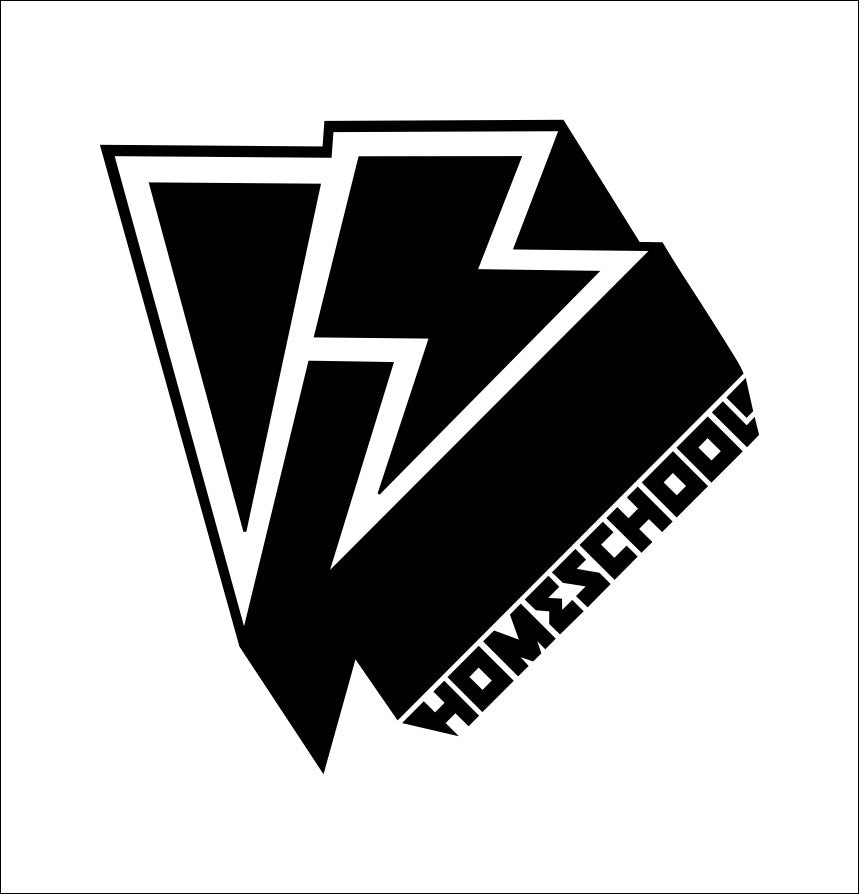 Homeschool Outerwear decal, sticker, ski snowboard decal