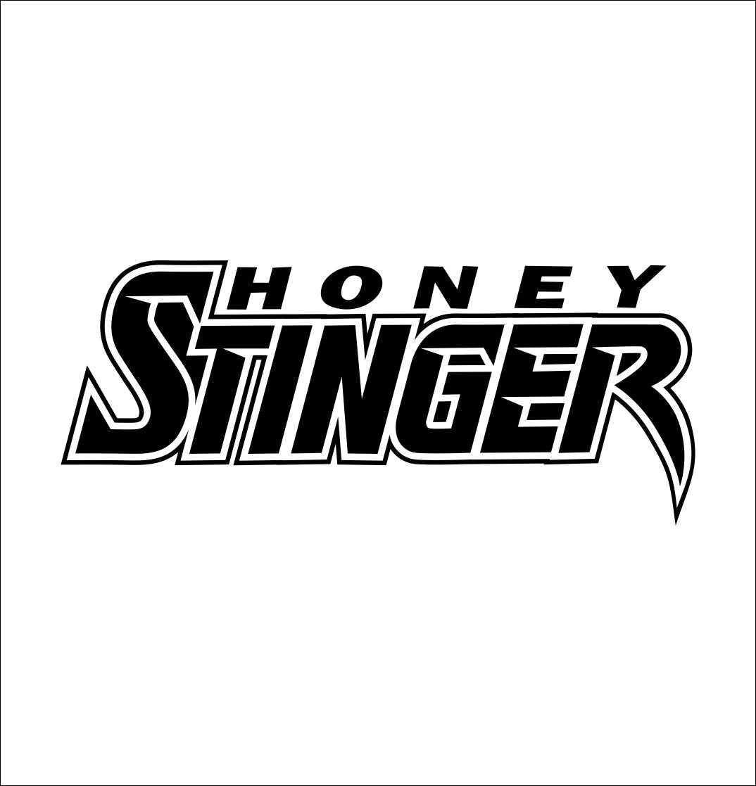 honey stinger decal, sticker, hunting fishing decal, car sticker