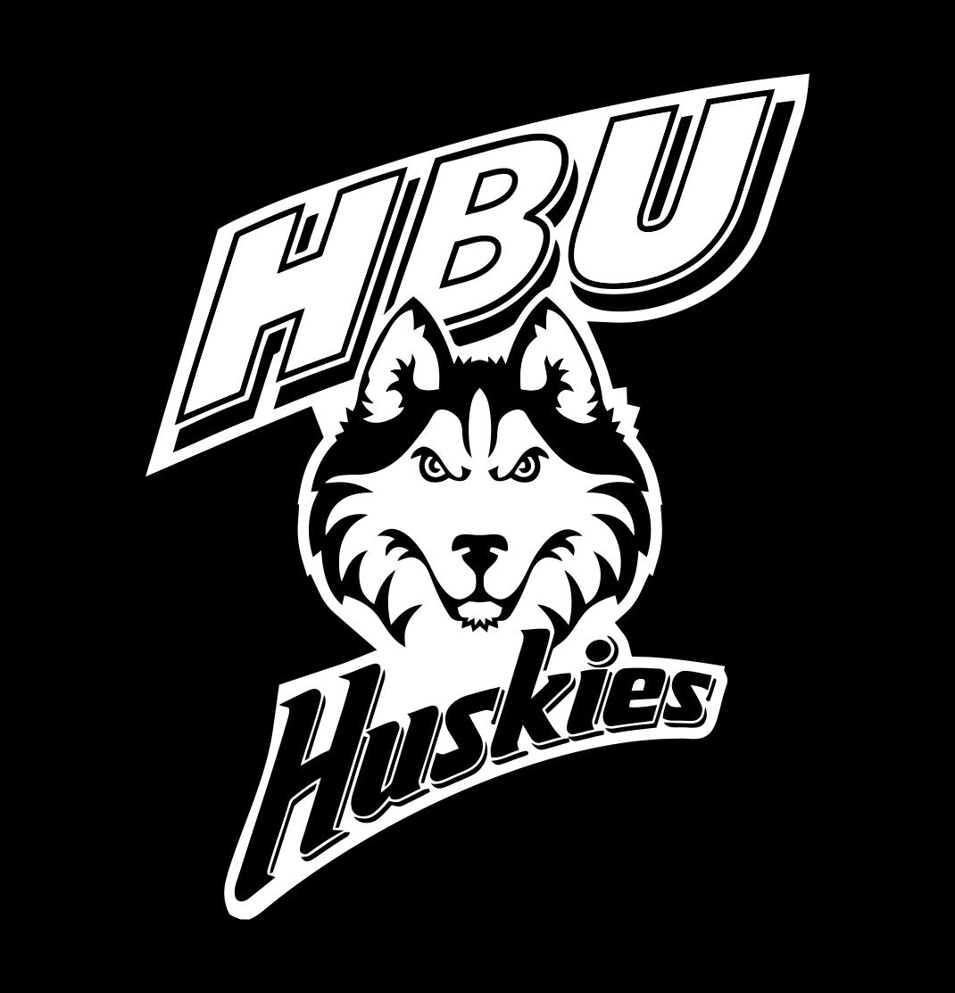 Houston Baptist Huskies decal, car decal sticker, college football