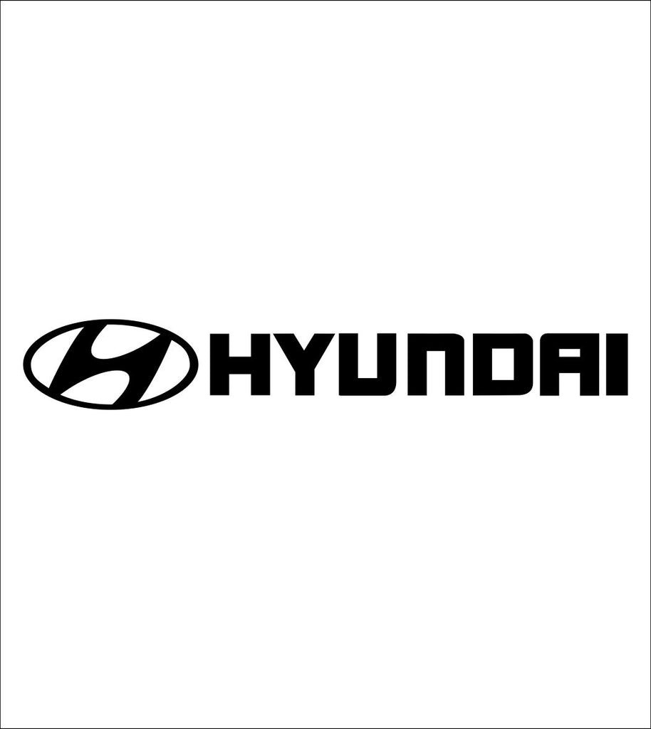 Hyundai decal, sticker, car decal