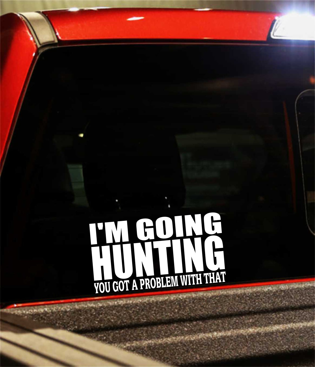 hunting decal, car decal, sticker