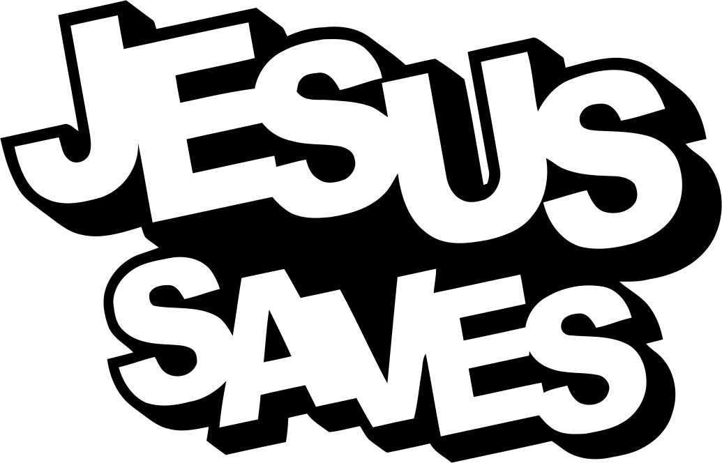 jesus saves 2 religious decal - North 49 Decals