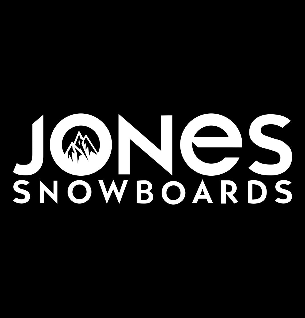 Jones Snowboards decal, ski snowboard decal, car decal sticker