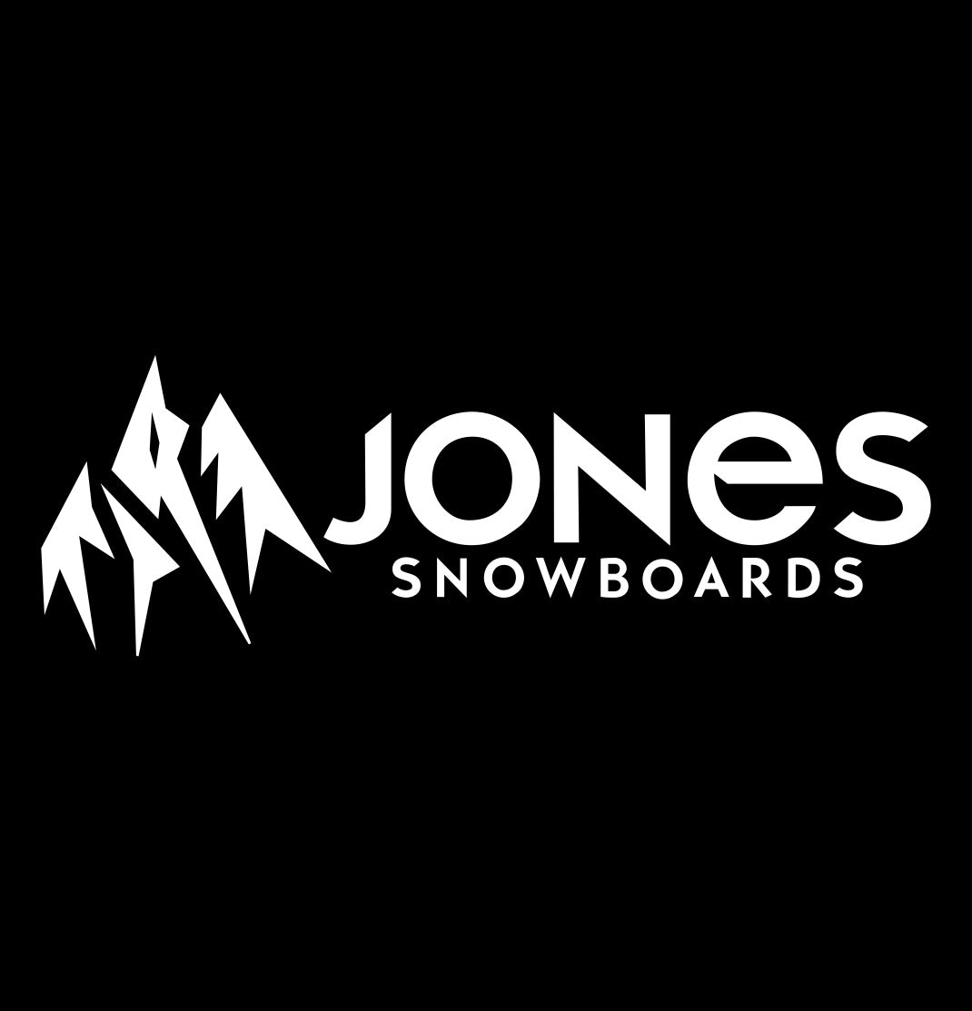 Jones Snowboards decal, ski snowboard decal, car decal sticker