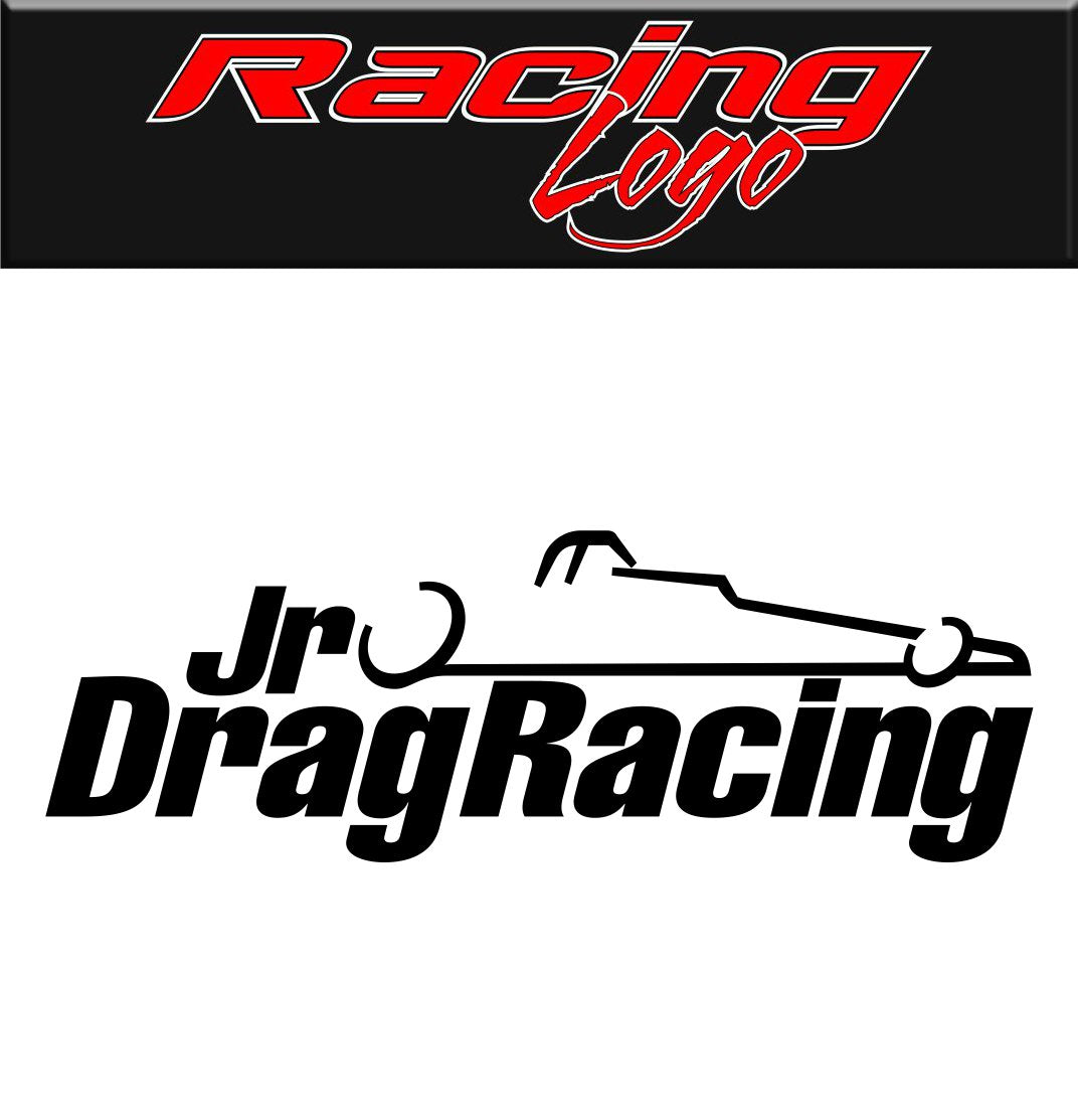 Jr Drag Racing decal, racing decal, sticker