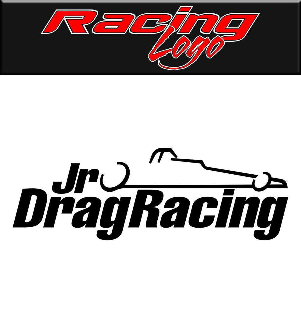 Jr Drag Racing decal, racing decal, sticker