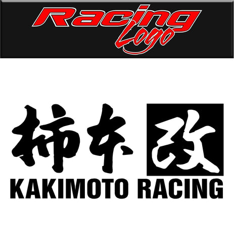 Kakimoto Racing decal, racing decal, sticker