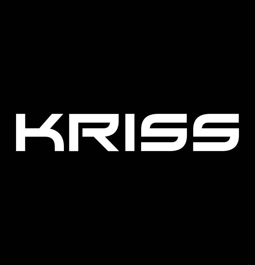 Kriss decal, firearm decal, car decal sticker