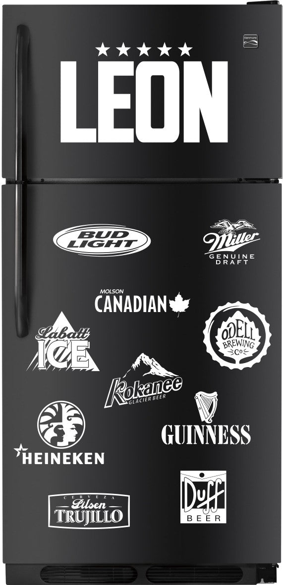 Leon Beer decal, beer decal, car decal sticker