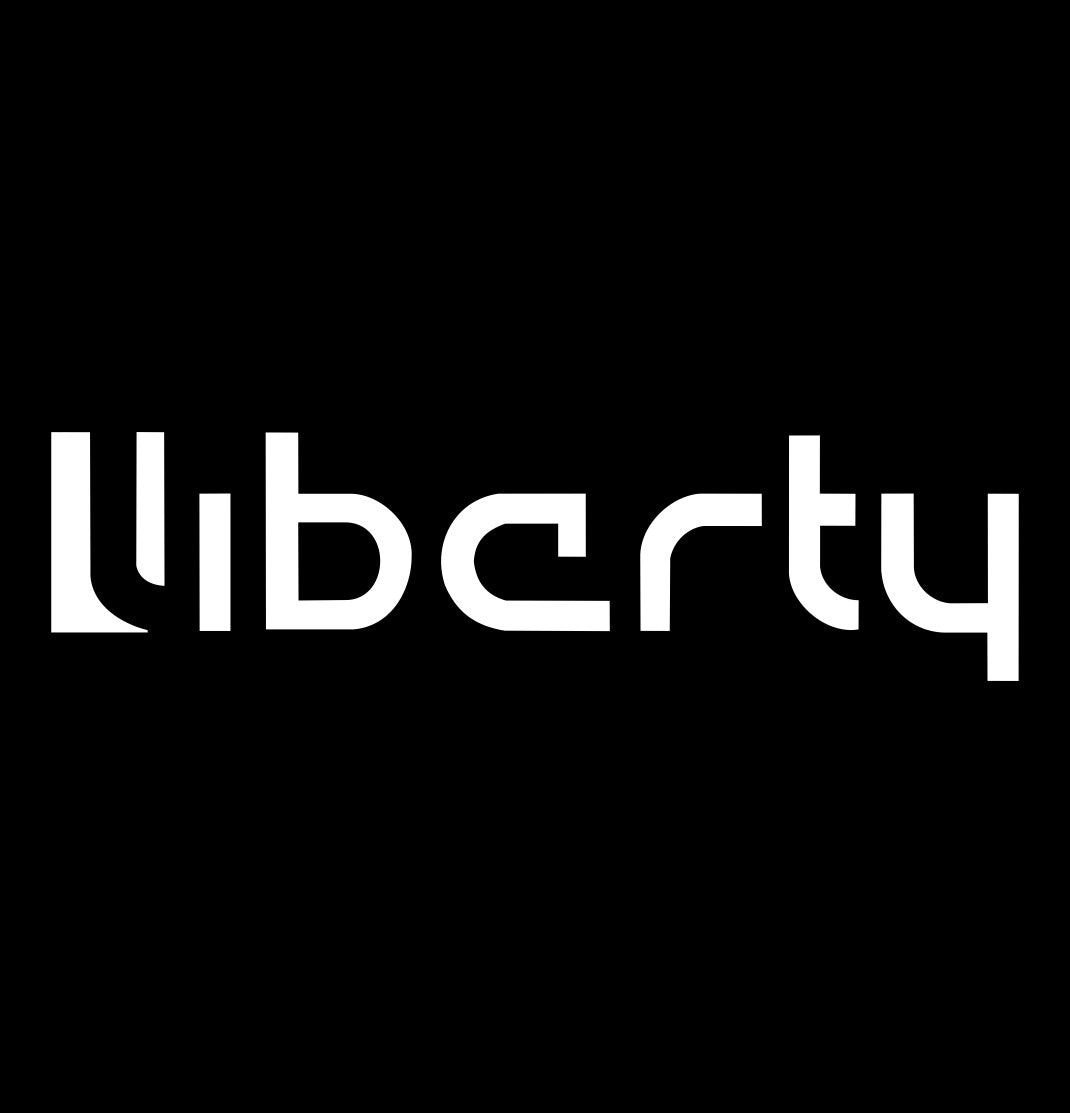 Liberty Skis decal, ski snowboard decal, car decal sticker