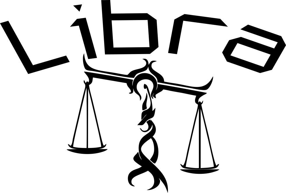 libra 1 zodiac decal - North 49 Decals