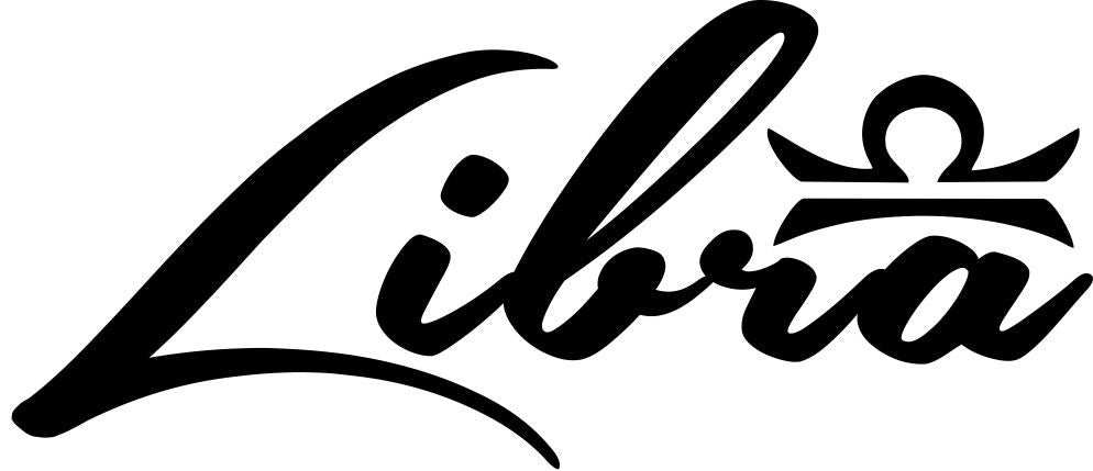 libra 2 zodiac decal - North 49 Decals