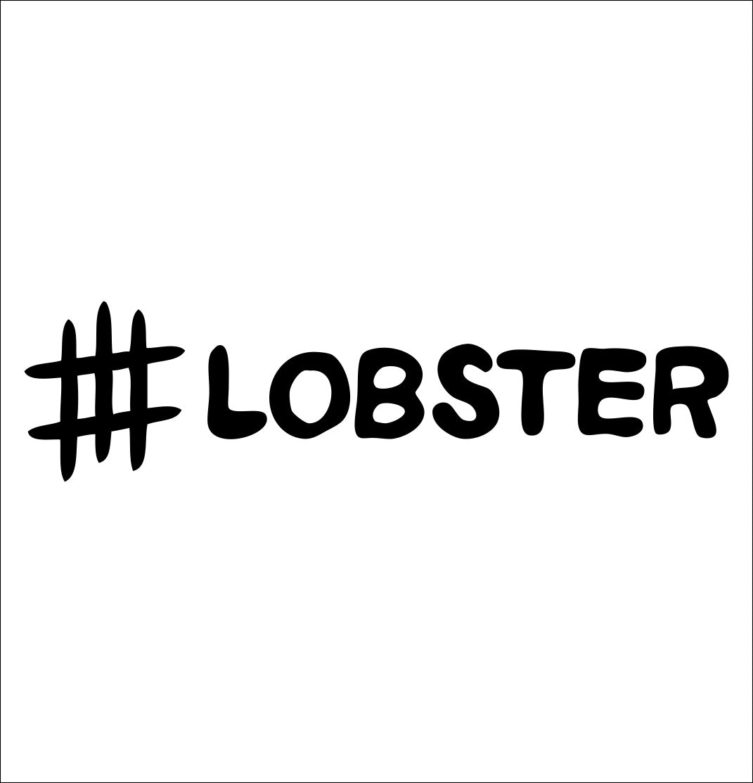 Lobster Snowboards decal, ski snowboard decal, car decal sticker