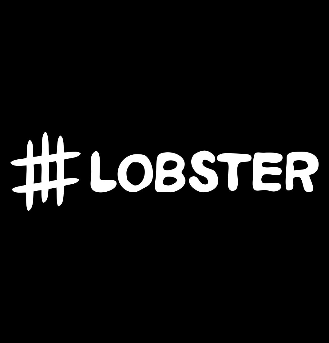 Lobster Snowboards decal, ski snowboard decal, car decal sticker