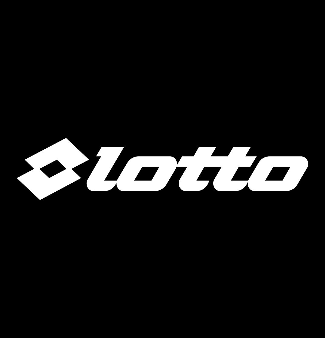 lotto sport decal, car decal sticker