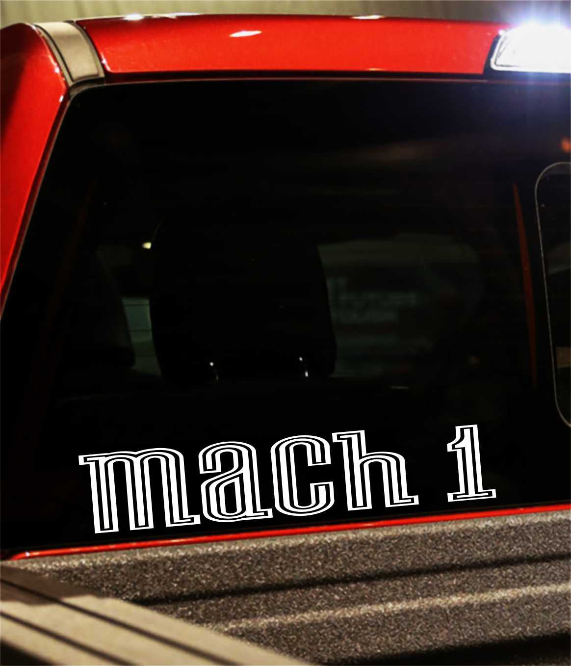 mach 1 decal - North 49 Decals