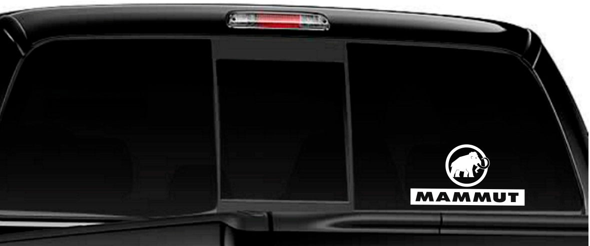 mammut decal, car decal sticker