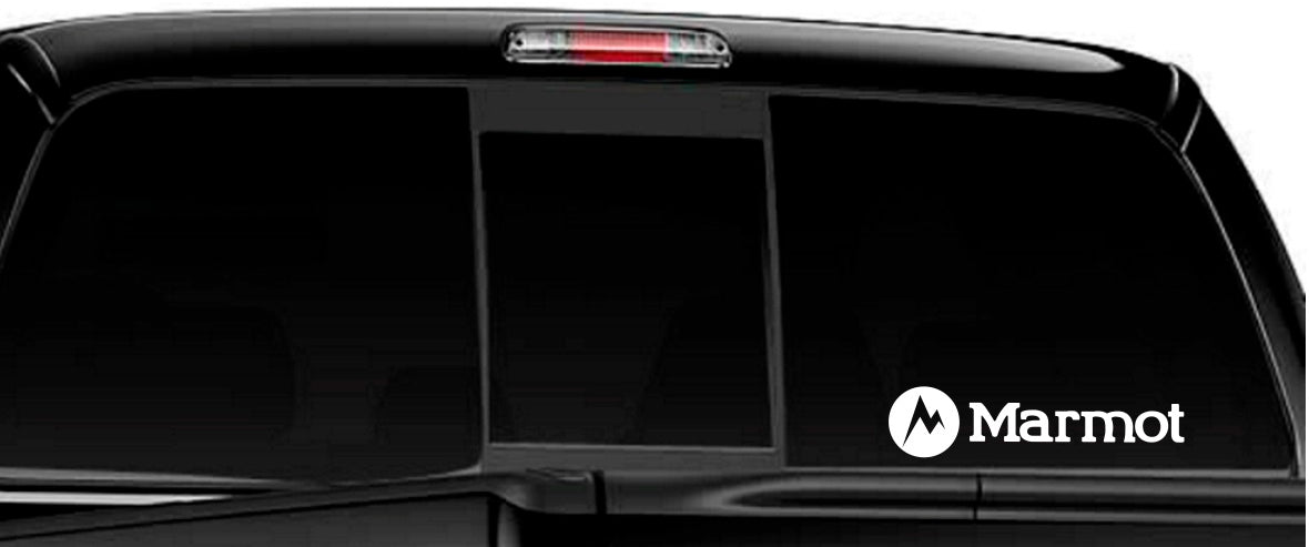marmot decal, car decal sticker